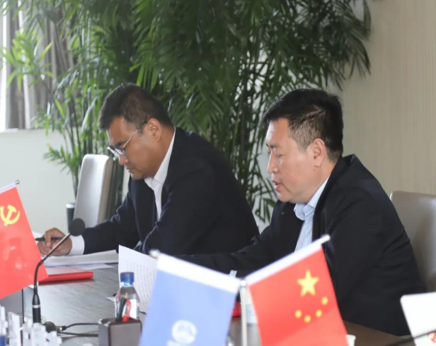 銀川中鐵水務黨委開展領導班子黨風廉政建設集體談話